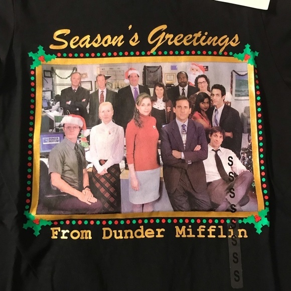 Juniors' The Office "Greetings From Dunder Mifflin" Graphic Tee Size Small - Picture 3 of 5